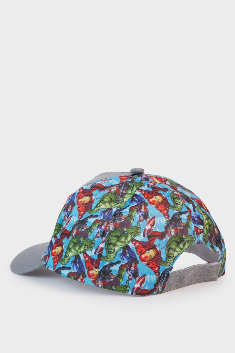 DeFacto Grey Boy Boy Marvel Avengers Print Cap Casual - Image 3
